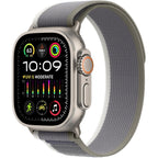 Apple Watch Ultra 2 [GPS + Cellular, 49mm] - Rugged Titanium Case & Blue Alpine Loop - Medium (Renewed)