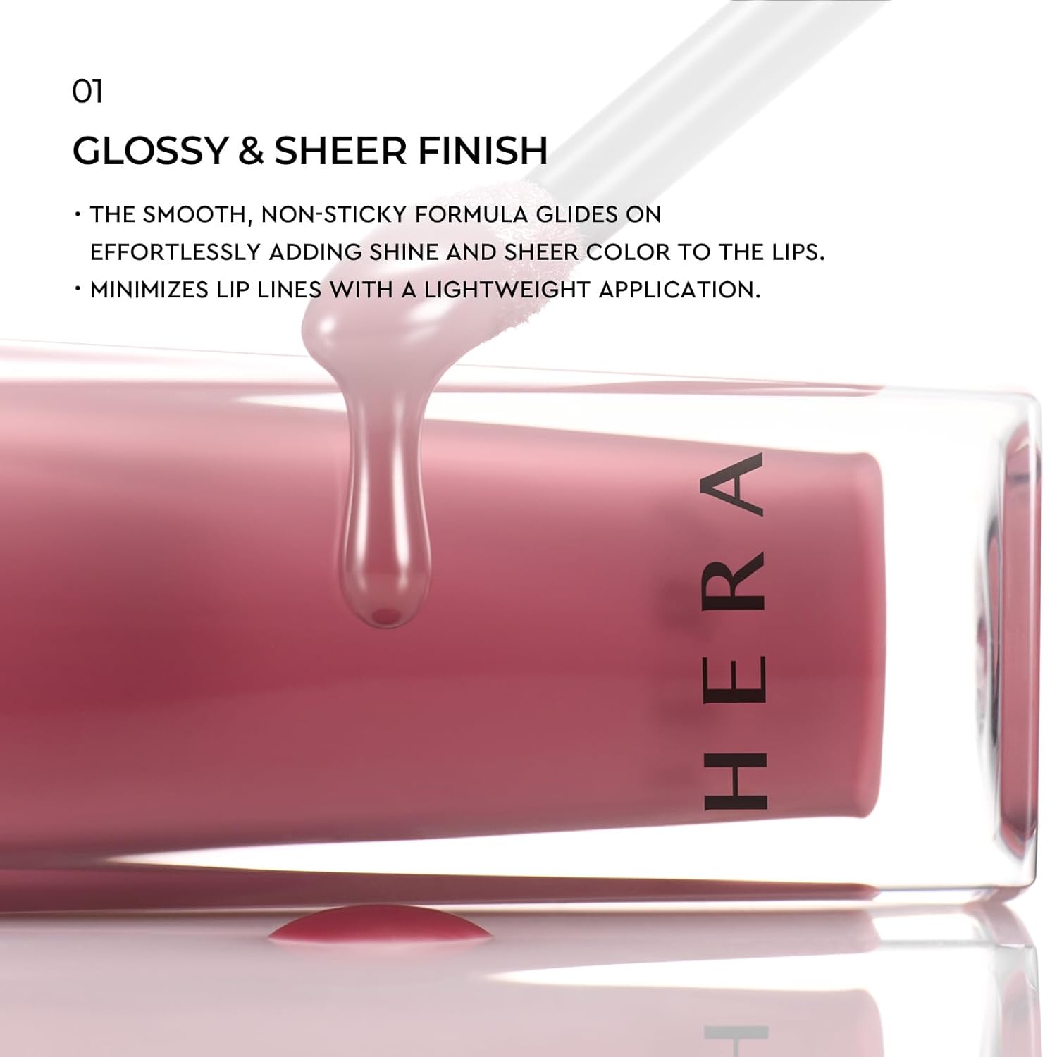 HERA Sensual Nude Lip Gloss #415 BROWNIE BOY - FELIX Picked | Volumizing Sheer & Glossy Finish, Non-sticky, Moisturizing and Hydrating, Korean Makeup, 0.17 oz. (5g)