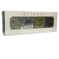 Bvlgari The Mens Gift Collection For Men - 4 Pc Mini Gift Set 5Ml Pour Homme(Edt), Edp- Rain Essence, Wood Essence, Man In Black.