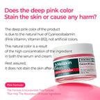 Dr.Melaxin Cyano Pink Spicule Cream With Calcium & Vitamin B12, Spicule Treatment For Dark Circles & Fine Lines, Niacinamide For Hydrating & Firming, 1.69 Fl.Oz