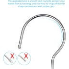 Fayleeko Wire Coat Hangers 40 Pack Strong Heavy Duty Stainless Steel Metal Ultra Thin Space Saving Clothes Hangers 16.5 Inch