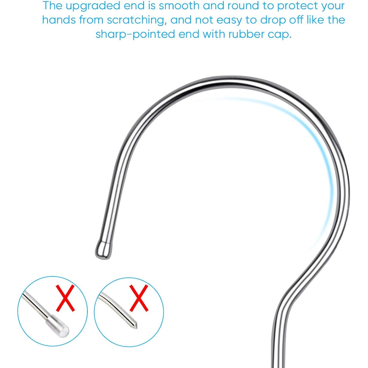 Fayleeko Wire Coat Hangers 40 Pack Strong Heavy Duty Stainless Steel Metal Ultra Thin Space Saving Clothes Hangers 16.5 Inch