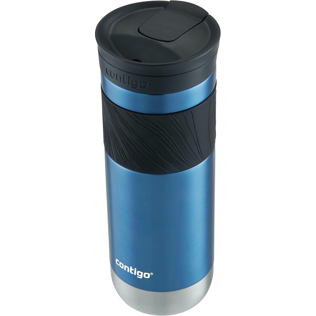Contigo Byron Vacuum-Insulated Stainless Steel Travel Mug, 20oz - Leak-Proof Lid, BPA-Free, Blue Corn - Perfect Reusable Cup for Coffee or Water; hot and cold beverage holder