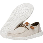 Heydude Women'S Wendy Washed Canvas | Women’S Shoes | Women’S Lace Up Loafers | Comfortable & Light-Weight