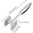 Aliglow Meat Tenderizer Hammer Tool Pounder For Tenderizing Steak Beef Poultry, Heavy Duty Dual-Sided Mallet With Soft Grip Handle - Multifunctional Kitchen Beater For Chicken,Fish, Baking