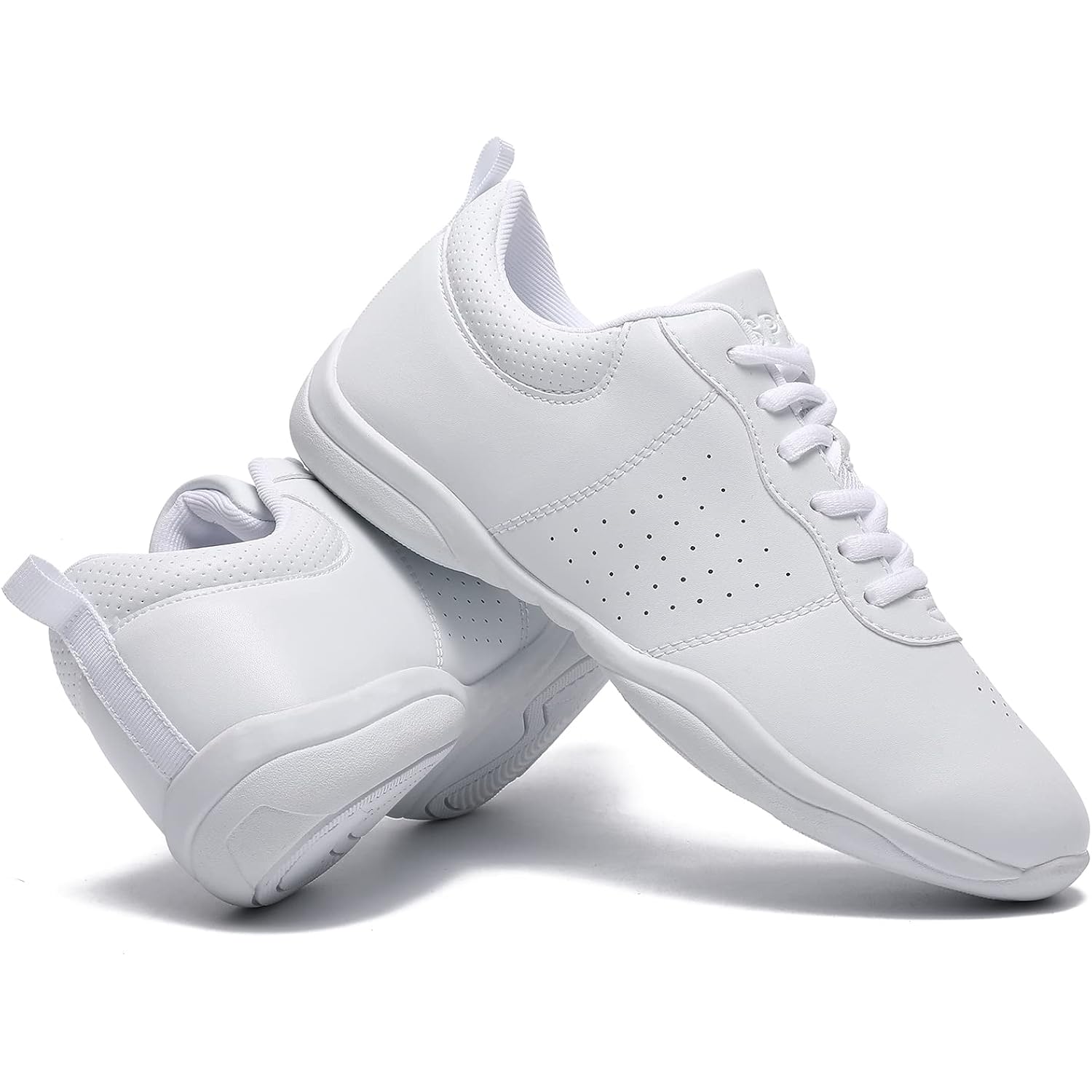 Cheer Shoes Girls White Dance Shoes Youth Cheerleading Sports Training Athletic Comfortable Shoes Flats Girl