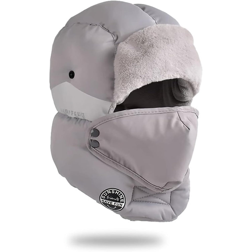 Womens Balaclava Fur Hat Winter Hats for Women Men Trapper Hat Fuzzy Hat Warm Ushanka Fluffy Hat Windproof Ski Mask