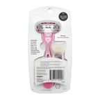 Amazon Basics Women's 5-Blade Razor for Smooth, Close Shave, FITS Amazon Basics Handle and Venus Handles, Includes 1 Handle, 2 Cartridges & 1 Shower Hanger