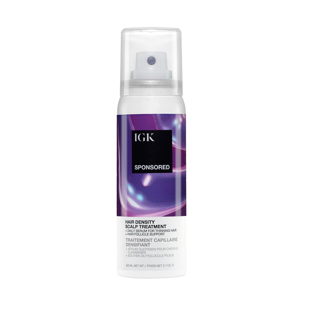 Igk Sponsored Scalp Treatment For Hair Growth | Thickening Serum For Thinning Hair | Clinically Tested Mist For Hair Density And Volume | 2.1 Oz