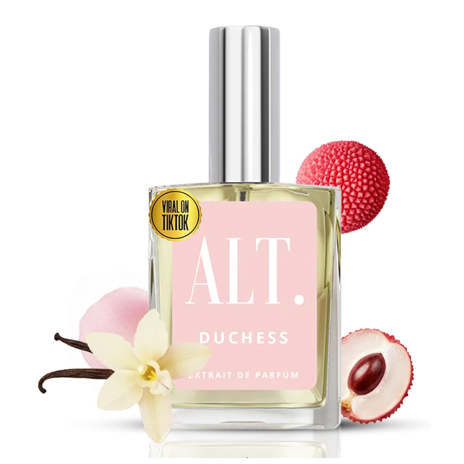 Alt. Fragrances Duchess - Inspired By De.Lina Fragrance, Extrait De Parfum, Long Lasting Perfume For Women, Floral Fruity Scent With Lychee Rose Musk, 60Ml
