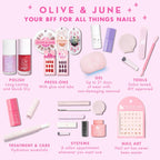 Olive & June Dry Drops | Quick Drying Polish Drops with Jojoba Oil | Touch-Dry in 80 Seconds | Easy One-Handed Application | Vegan & Cruelty-Free | Infused with Jojoba Oil