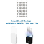 10 Pack Flying Insect Trap Refill Compatible With Mosalogic Uva Fly Insect Trap, Replacement Sticky Glue Cards For Kiwinurse Uvla1001 Plug-In Mosquito Killer Indoor