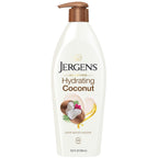 Jergens Hydrating Coconut Body Lotion For Dry To Extra Dry Skin, Moisturizer That Instantly Hydrates Skin With Coconut Oil, Dermatologist Tested, 16.8 Oz