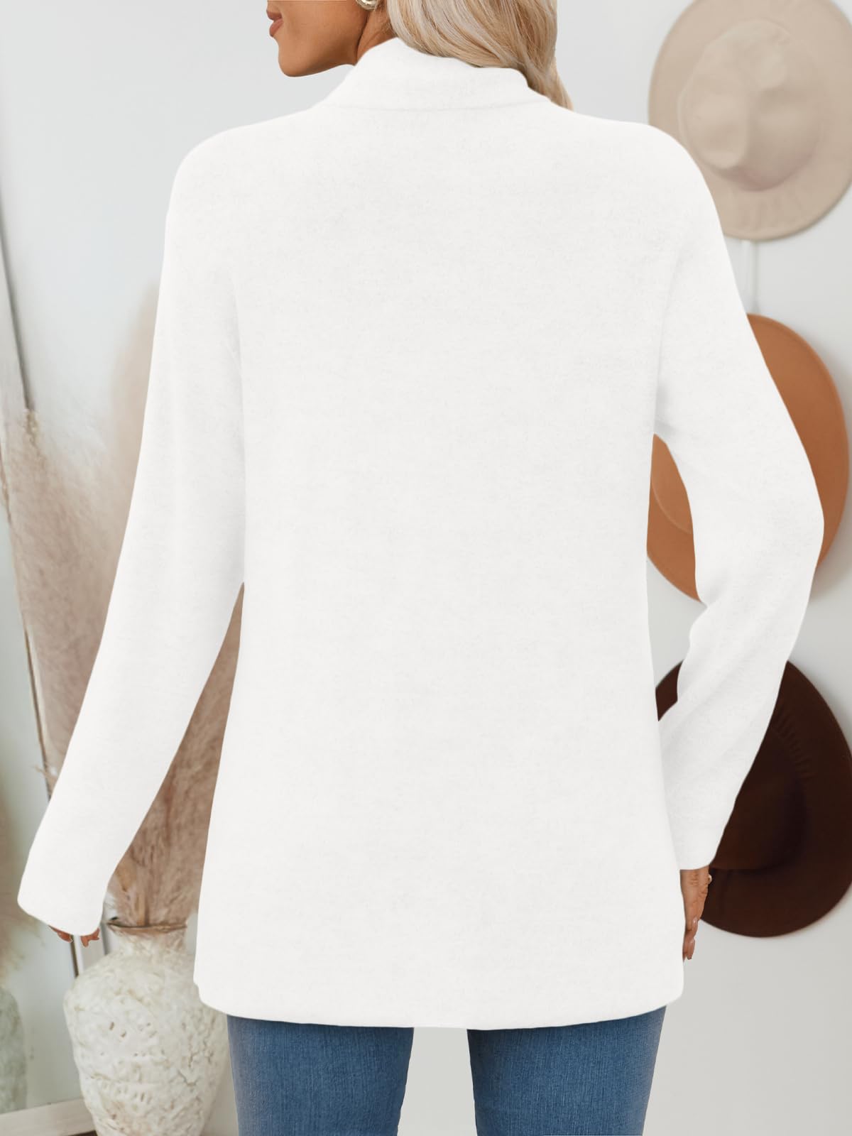 LILLUSORY Cardigan for Women Lightweight Cardigans Fall Fashion Outfits | Open Front Long Cardigan with Pockets, Business Casual Travel Outfits