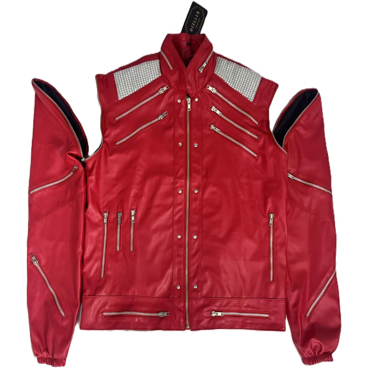 Beat-It Jacket - Red - Faux Leather