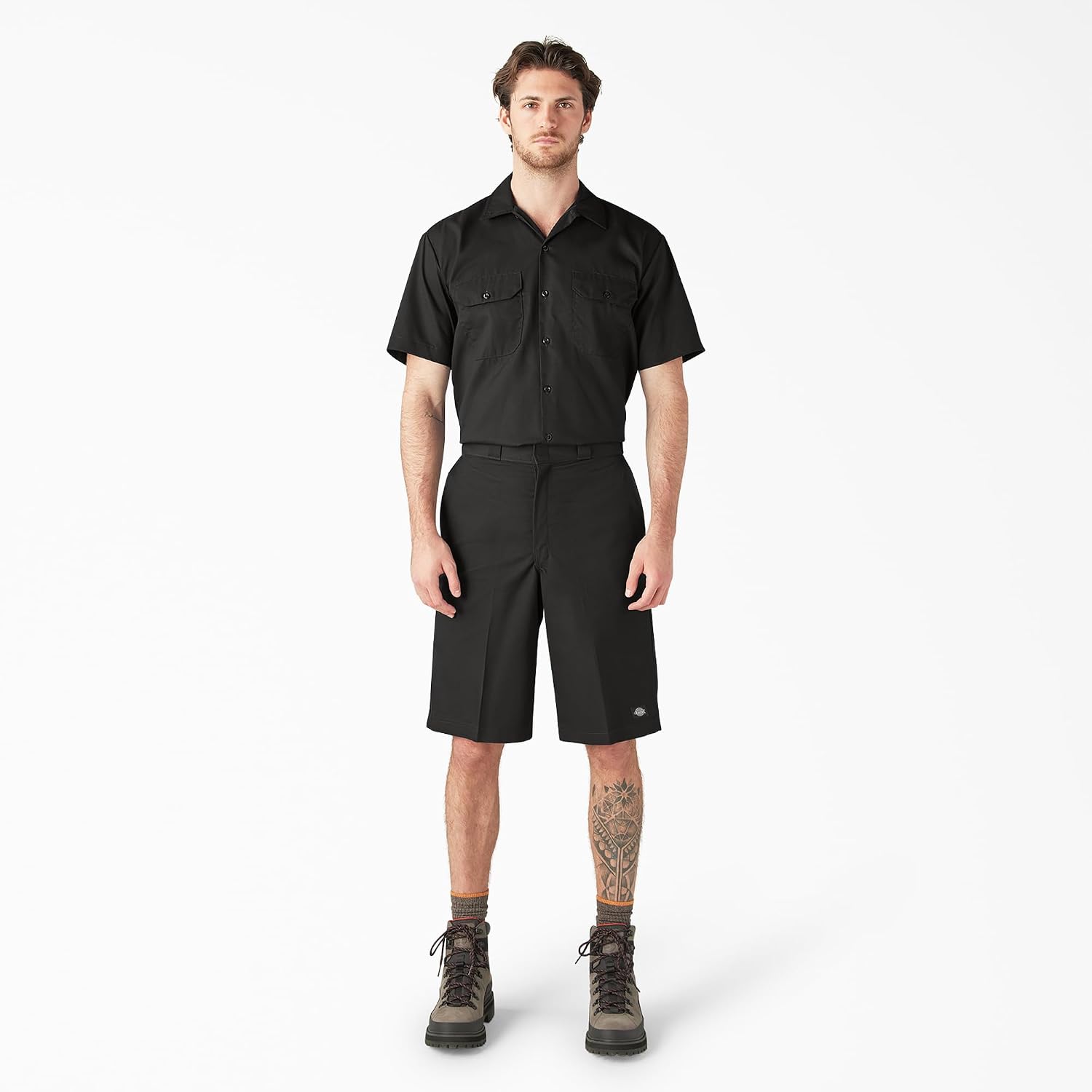 Dickies Men'S 13 Inch Loose Fit Multi-Pocket Work Short Stain & Wrinkle Resistant