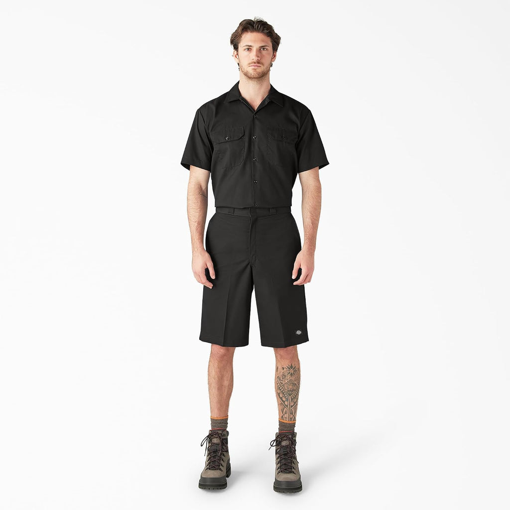 Dickies Mens Loose Fit Flat Front Work Shorts