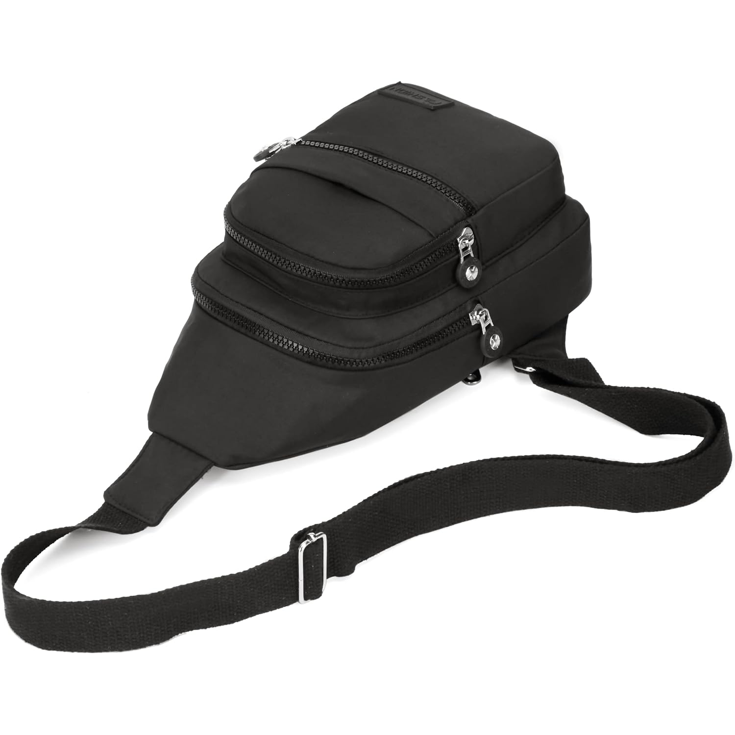 Banelu Small Sling Backpack Crossbody Bags For Women Men, Small Sling Bag Cross Body Bag Fanny Packs Crossbody Purses - Black