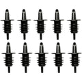 Hawaiian Shaved Ice Syrup Precise Control Bottle Pourers, Professional Pour Spouts for Snow Cone & Drink Flavors (10-Pack)