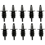 Hawaiian Shaved Ice Syrup Precise Control Bottle Pourers, Professional Pour Spouts for Snow Cone & Drink Flavors (10-Pack)