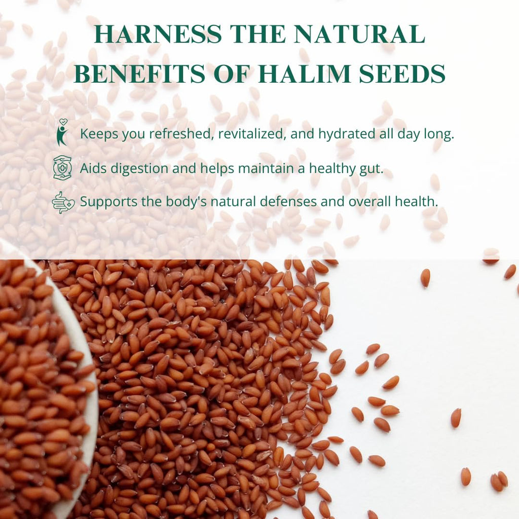 Nutriwish Halim Seeds (Aliv/Garden Cress Seeds), 250 G | Nutrient-Rich Superfood Seeds For Eating | Perfect For Salads, Soups, Smoothies, Baking, Protein Snacks & Everyday Wellness Nutrition
