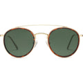 Sojos Retro Vintage Round Polarized Sunglasses For Women Men Double Bridge Circle Sunnies Sj1104