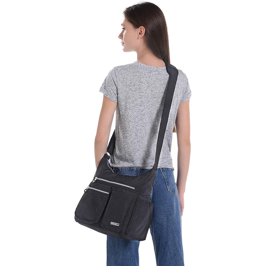 MHCNLL Crossbody Bag with Anti Theft RFID Pocket - Women Lightweight Water-Resistant Purse