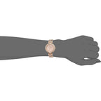 Karli Three-Hand Rose Gold-Tone Stainless Steel Watch