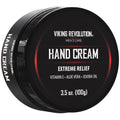 Viking Revolution Men's Hand Cream - Repair Cream for Dry, Cracked Hands - Aloe Vera Treatment with Vitamin E (3.5oz)