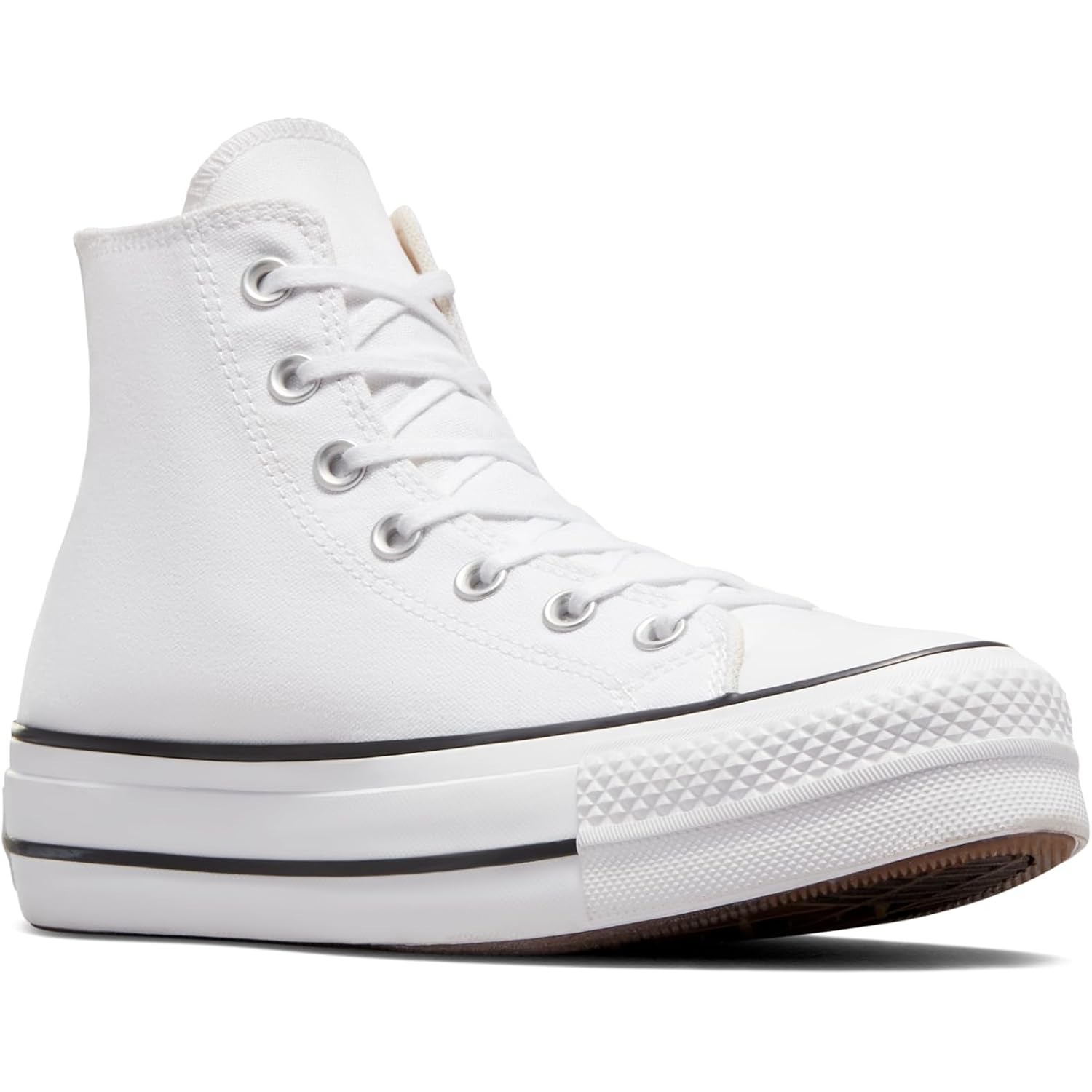 Converse Women'S Chuck Taylor All Star Lift Platform High Top, White/Black/White, 7