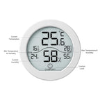 Secrui Digital Hygrometer Thermometer For Room Temperature Humidity Meter Indoor Thermometer Accuracy Calibration Lcd Temperature Sensor With Maximum And Minimum Records, Th1, White