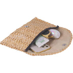Freie Liebe Straw Clutch Purses for Women Summer Beach Bags Envelope Woven Clutch Handbags