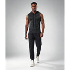 Mens Sleeveless Hooded Tank Tops Upf 50+ Uv Sun Protection Quick Dry Athletic Running Workout Gym Muscle Shirts With Hoodie