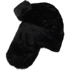 Womens Faux Fur Fuzzy Trapper Hat Winter Ear Flap Trooper Aviator Hat Hunting Hat Cap
