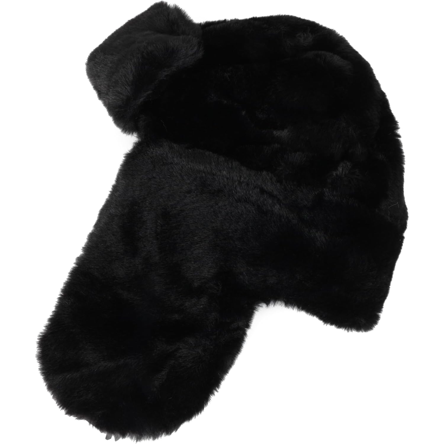 Womens Faux Fur Fuzzy Trapper Hat Winter Ear Flap Trooper Aviator Hat Hunting Hat Cap