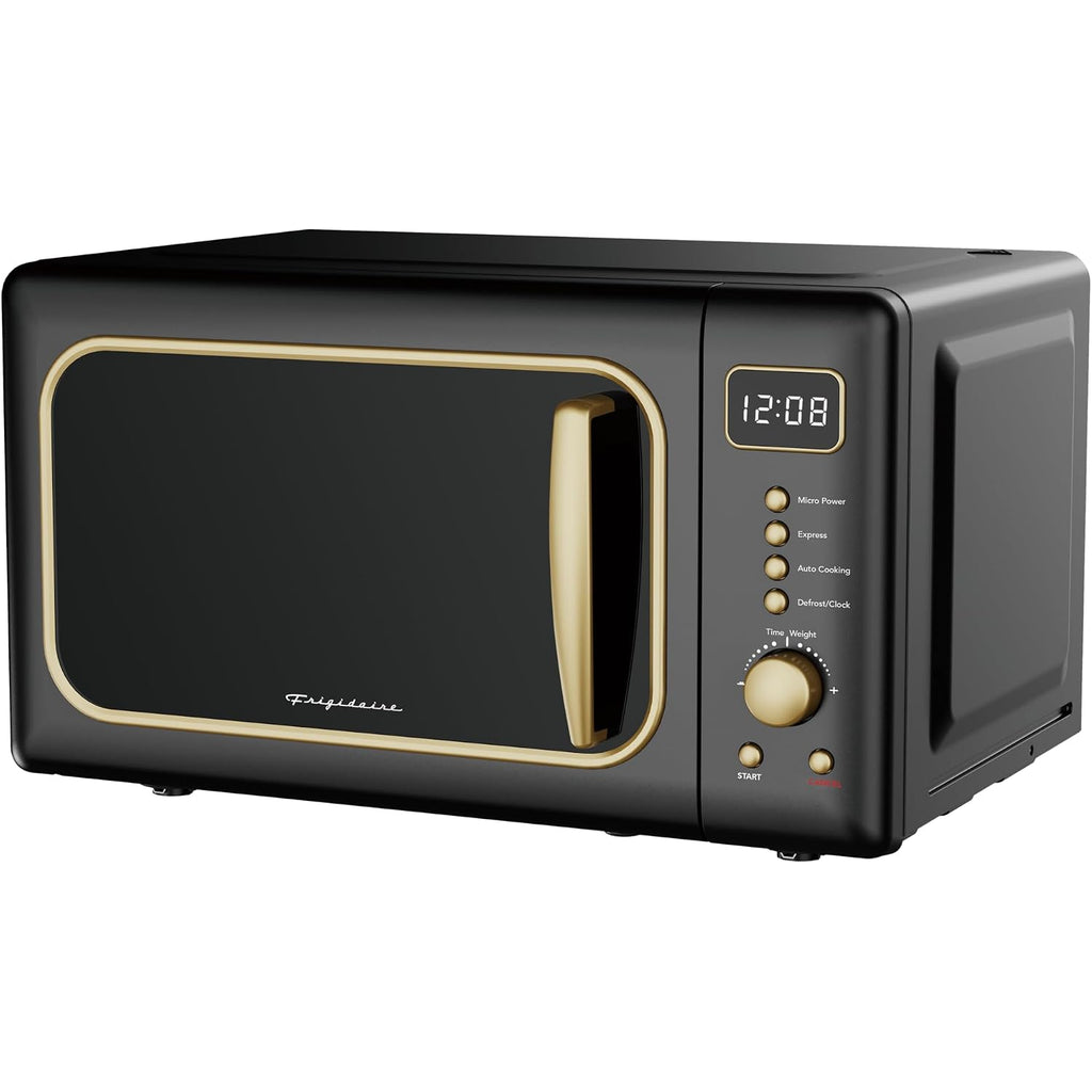 Frigidaire Emw788Retro 0.7 Cu. Ft. Retro Microwave, Black-Gold