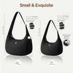 Babysun Mini Shoulder Bag Women Nylon Crescent Bag Underarm Shoulder Purse Women'S Shoulder Handbags Small Tote Bag