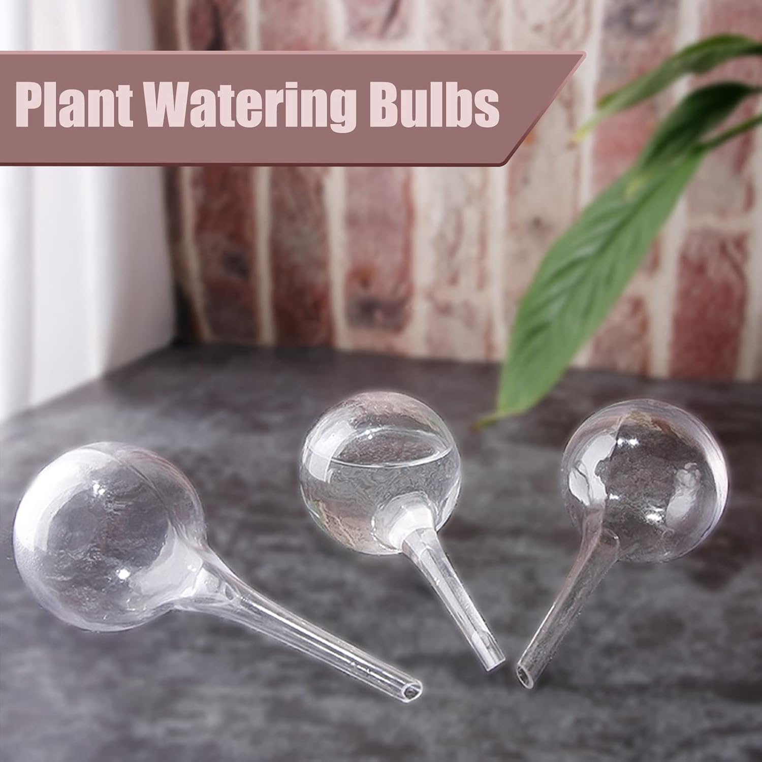 8 Pcs Clear Plant Watering Globes,Plastic Self-Watering Bulbs,Automatic Watering Globes,Garden Water Device For Plant Indoor Outdoor
