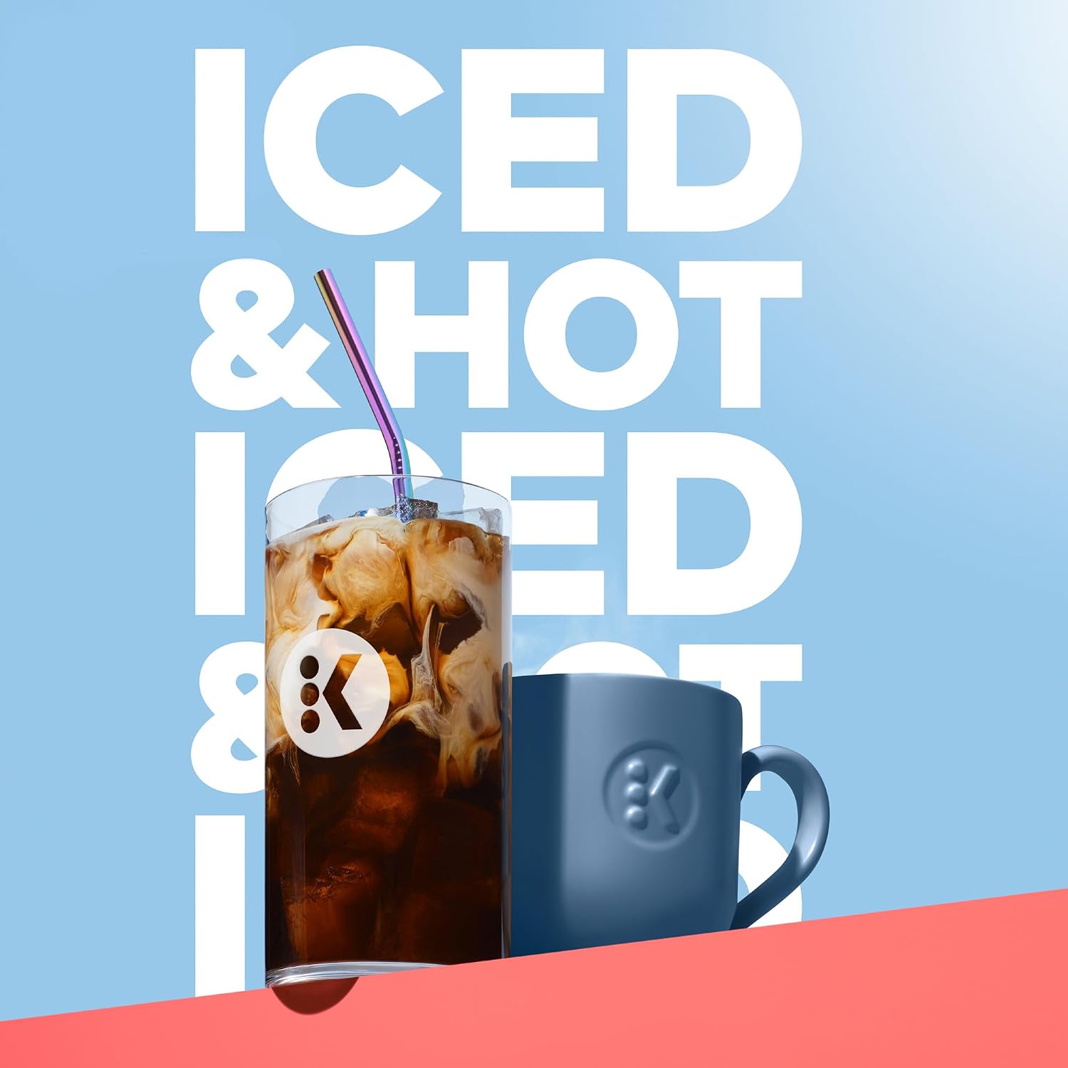 Keurig K-Iced Coffee Maker, Single Serve K-Cup Pod Iced Coffee Maker, With Hot And Cold Coffee Capabilities, Brews Any K-Cup Pod, Gray | Brews Hot And Iced With Brew Over Ice, Strong Brew, 8/10/12 Oz, 42-Oz Reservoir, Drip Tray Fits 7In Tumblers