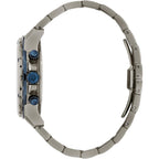 Bulova Men'S Marine Star 'Series A' Gray Ip Stainless Steel With Blue Accents Chronograph Quartz Watch, 4Mm Style: 98B411