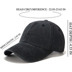 Washed Vintage Dad Hat, Adjustable Unisex Baseball Cap for Daily Use. Yellow