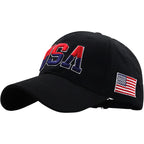 Patriotic Baseball Cap For Women American Usa Flag Trucker Hat Adjustable Strap Dad Hats For Men Medium