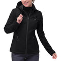 33,000Ft Women'S Softshell Jacket With Hood Waterproof Lightweight Windbreaker Windproof Rain Shell Jacket For Outdoor Hiking