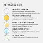 Hydropeptide Polypeptide Collagel Eye Masks, Line-Lifting Hydrogel Under Eye Patch, Firmer Appearance & Hydration & Dark Circles, 8 Treatments