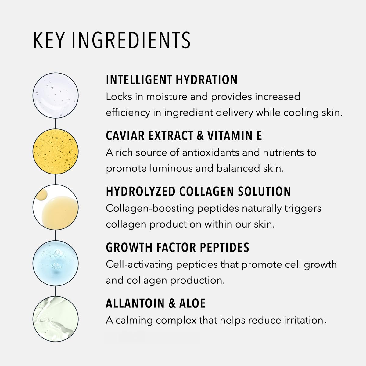 Hydropeptide Polypeptide Collagel Eye Masks, Line-Lifting Hydrogel Under Eye Patch, Firmer Appearance & Hydration & Dark Circles, 8 Treatments