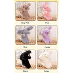Miokkley Cute Bunny Plush Keychain for Backpack, 3.5" Inch Mini Rabbit Keychain Purse Charm Pendant Gift for Women