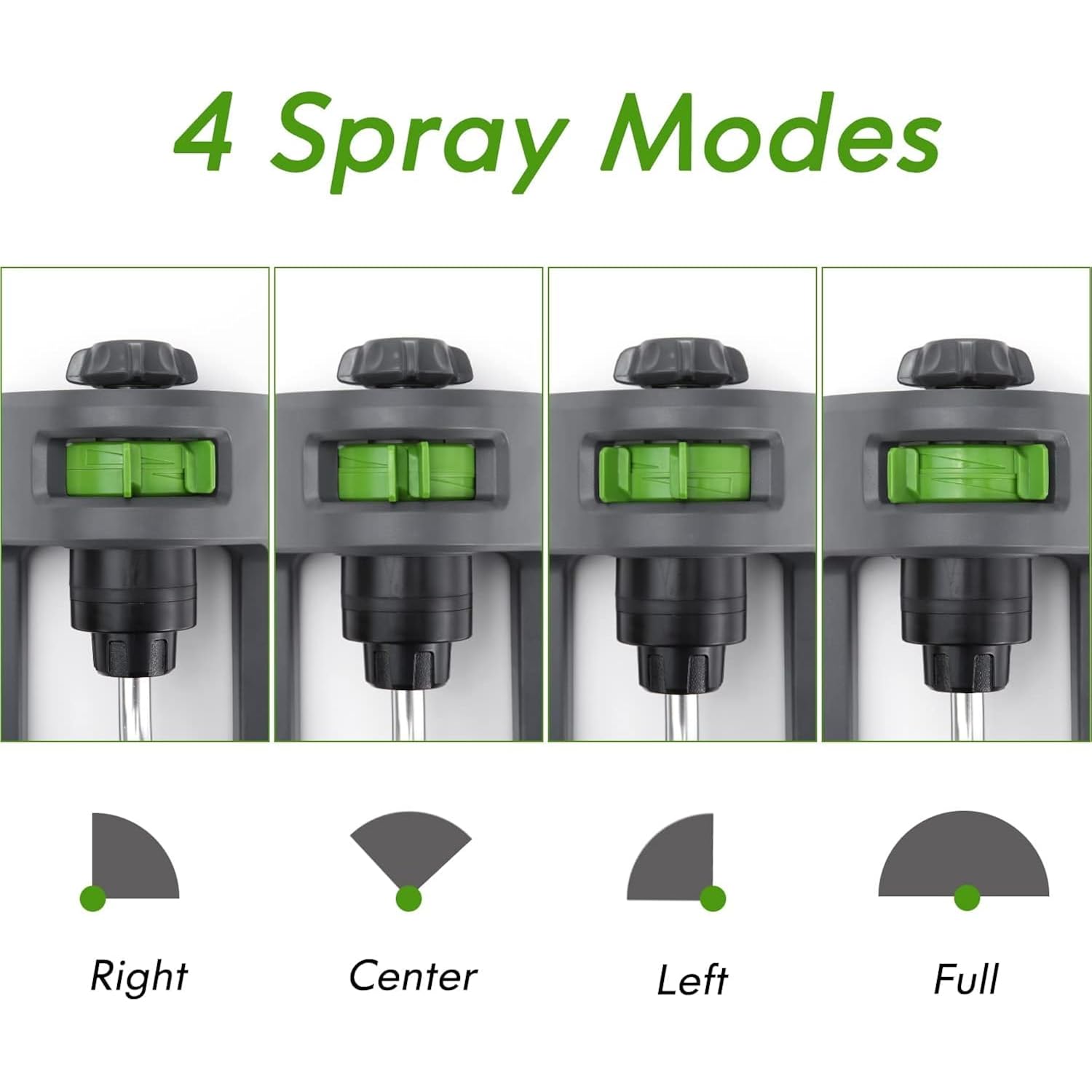 Lawn Sprinkler, 18-Hole Brass Nozzle Oscillating Sprinkler, Garden Tool For Lawns Up To 3,600 Square Feet, Jet Cleaning Needle Hidden On The End Of The Product, Gray