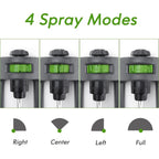 Lawn Sprinkler, 18-Hole Brass Nozzle Oscillating Sprinkler, Garden Tool For Lawns Up To 3,600 Square Feet, Jet Cleaning Needle Hidden On The End Of The Product, Gray