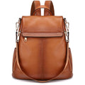 Kattee Women'S Anti-Theft Backpack Purse Genuine Leather Shoulder Bag Fashion Ladies Satchel Bags