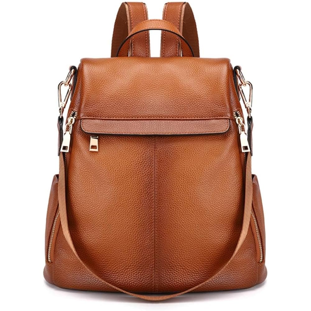 Kattee Women'S Anti-Theft Backpack Purse Genuine Leather Shoulder Bag Fashion Ladies Satchel Bags